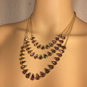 Romeo & Juliet Couture Gold & Teardrop Necklace